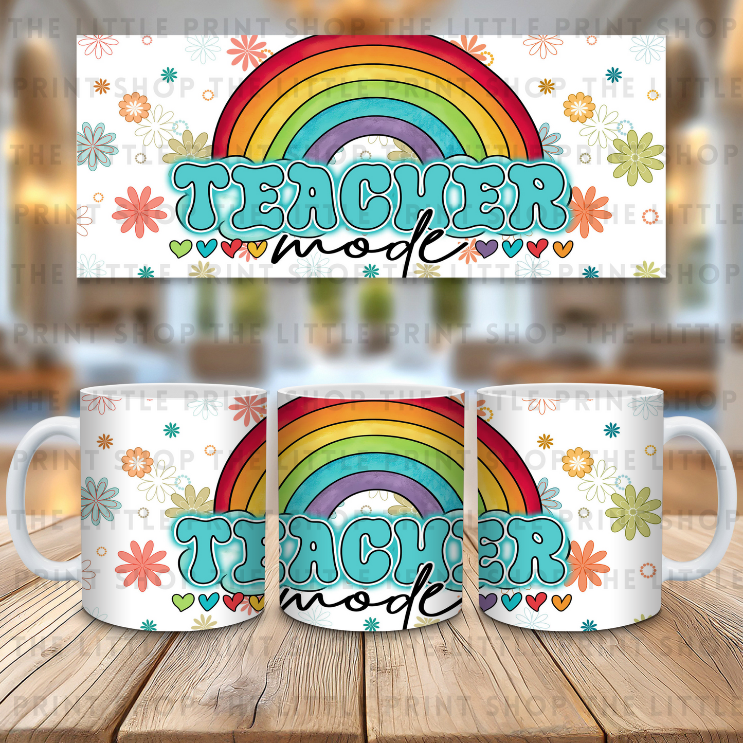 Teacher Mode - 11oz Sublimation Wrap