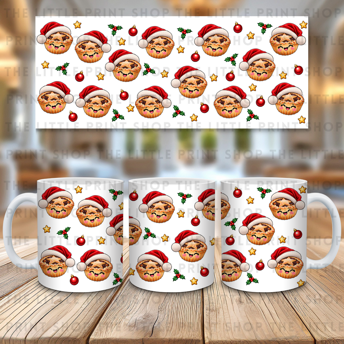 Mince Pies - 11oz Sublimation Wrap