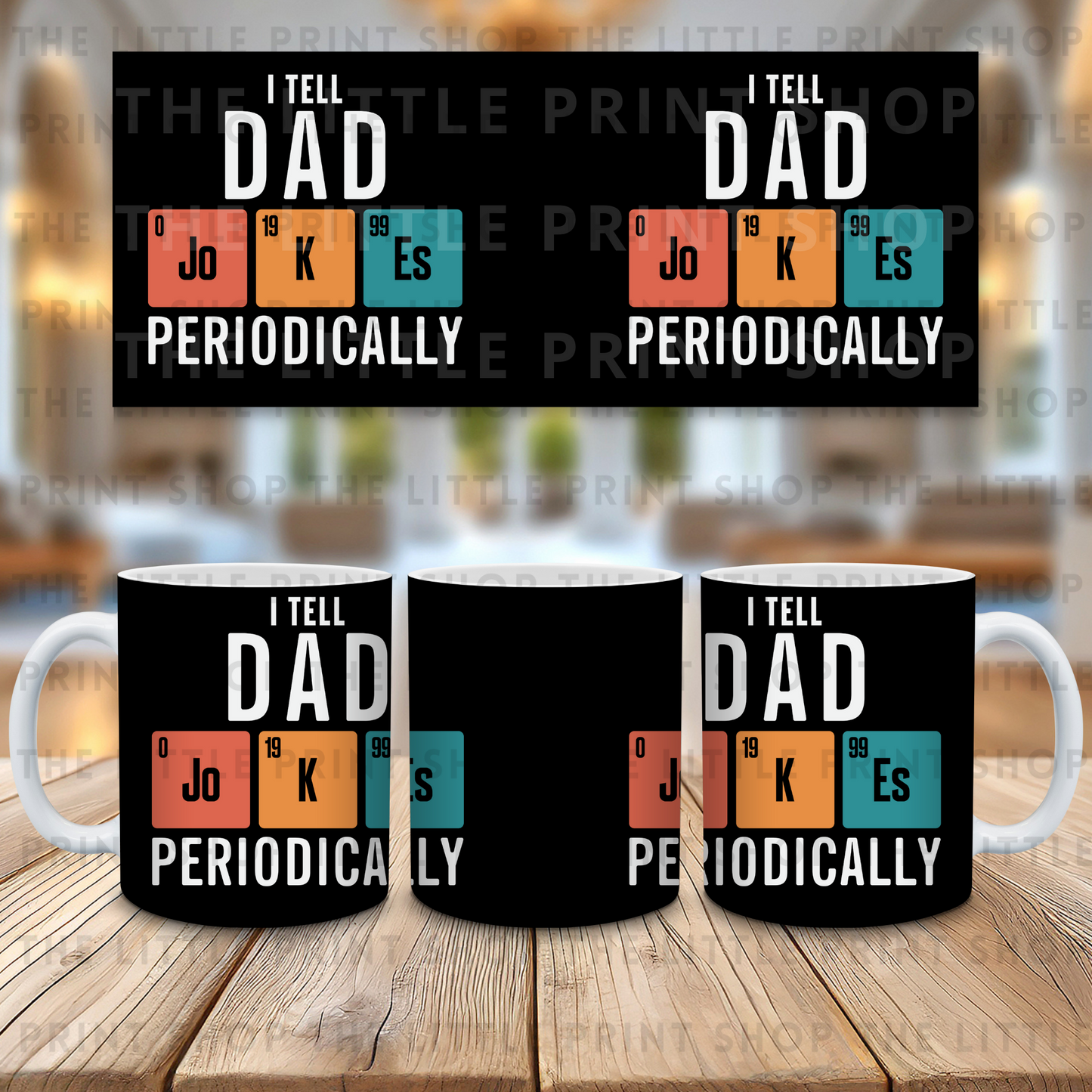 Dad Jokes - 11oz Sublimation Wrap