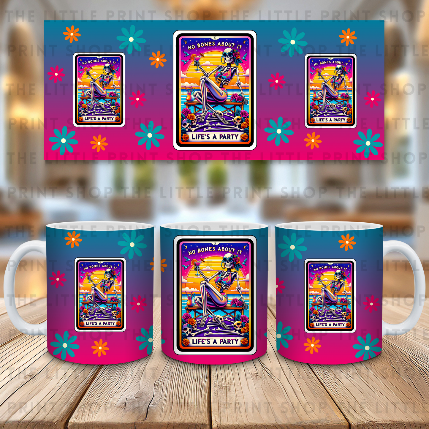 Tarot Party - 11oz Sublimation Wrap