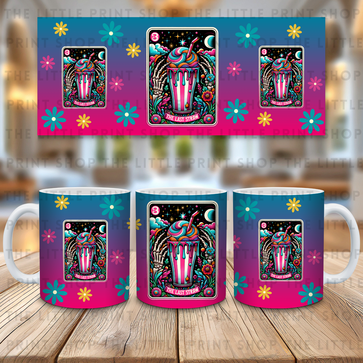 Tarot Last Straw - 11oz Sublimation Wrap