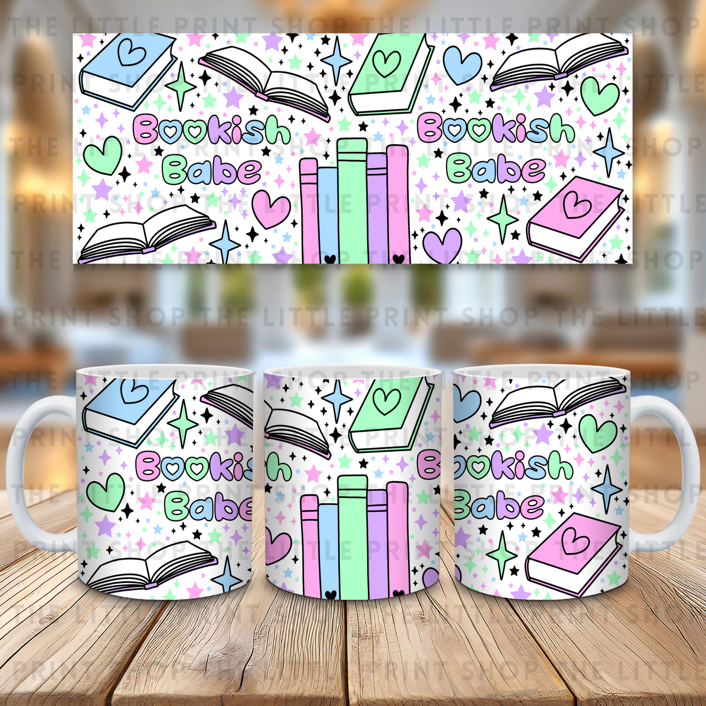 Bookish Babe - 11oz Sublimation Wrap