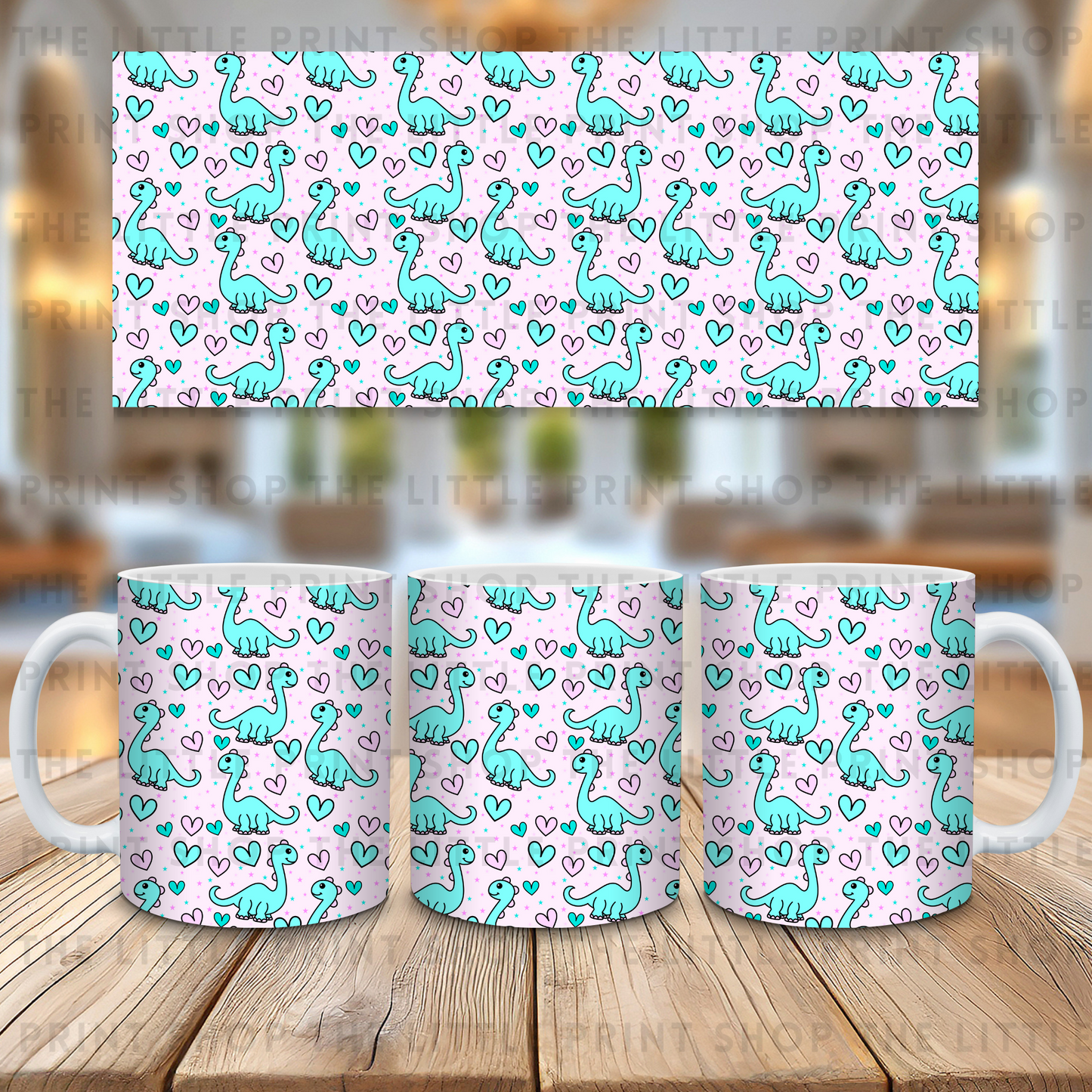 Dino - 11oz Sublimation Wrap