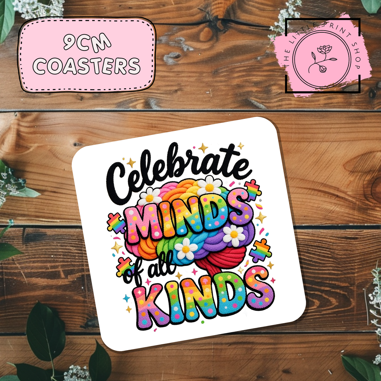 Minds Of All Kinds - Sublimation Coaster Transfer