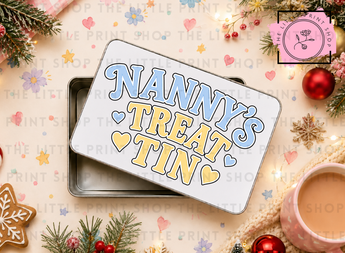 Nanny's Treat Tin - Sublimation Tin Transfer
