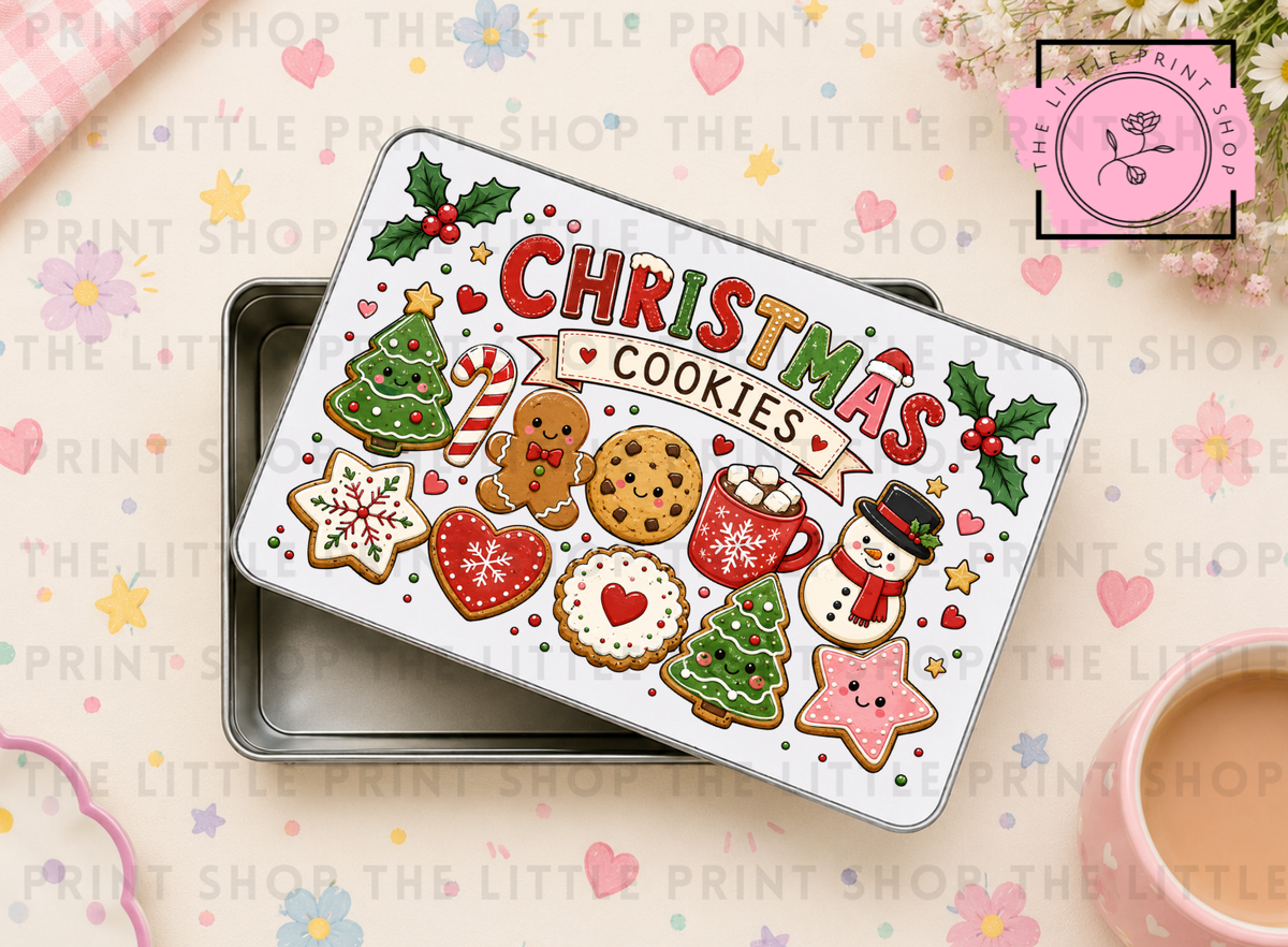 Christmas Cookies - Sublimation Tin Transfer