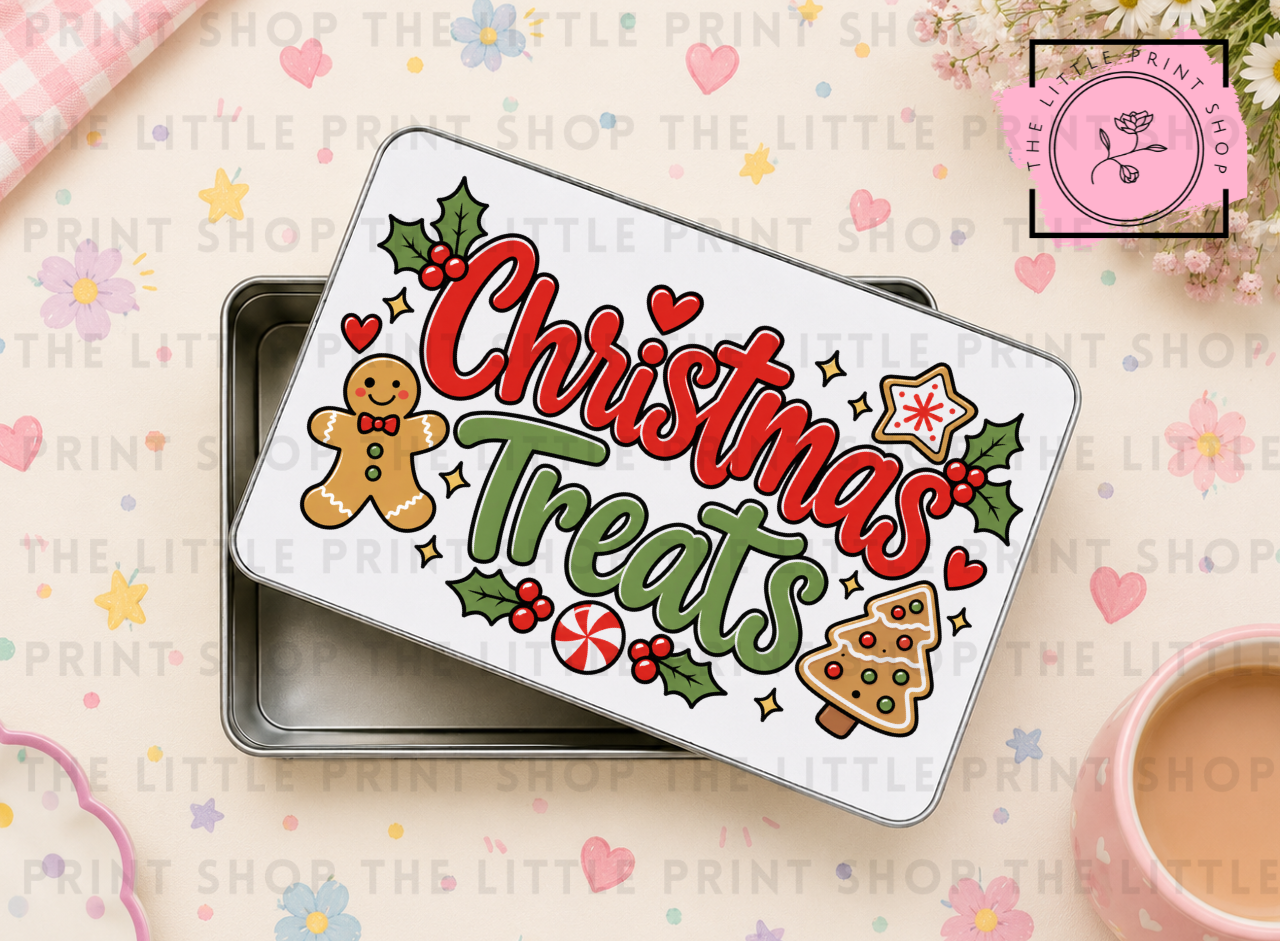 Christmas Treats - Sublimation Tin Transfer