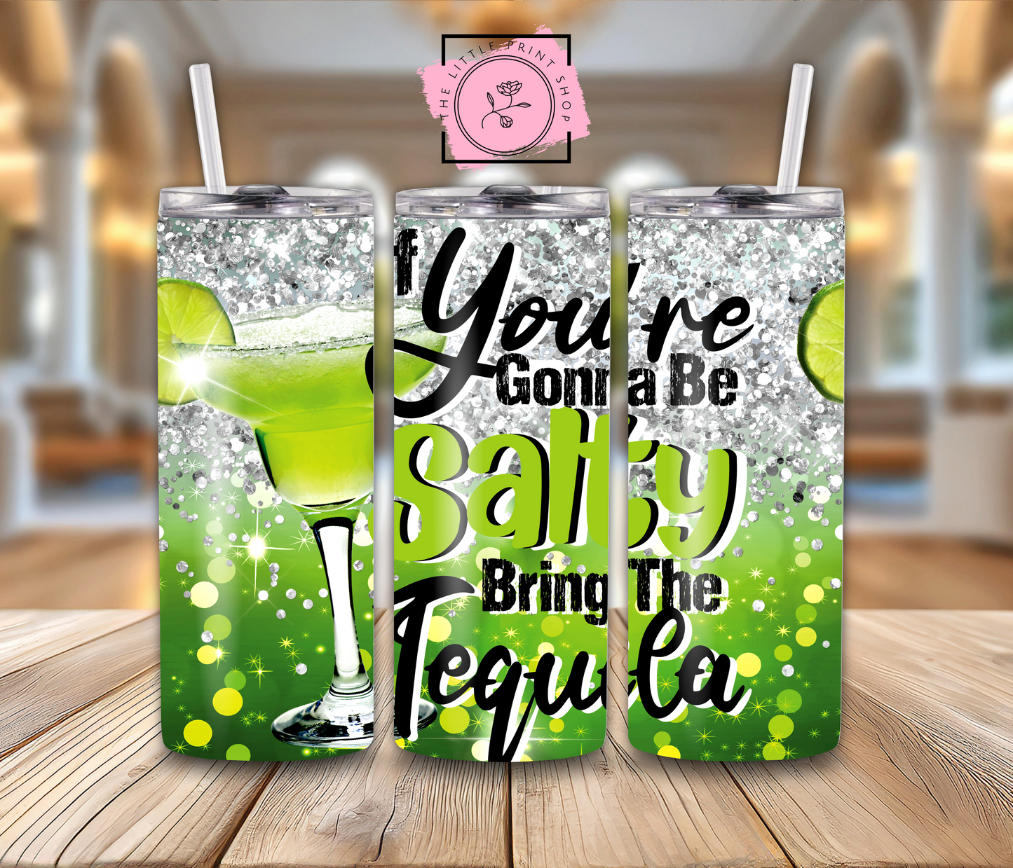 Salty Tequila - 20oz Sublimation Wrap