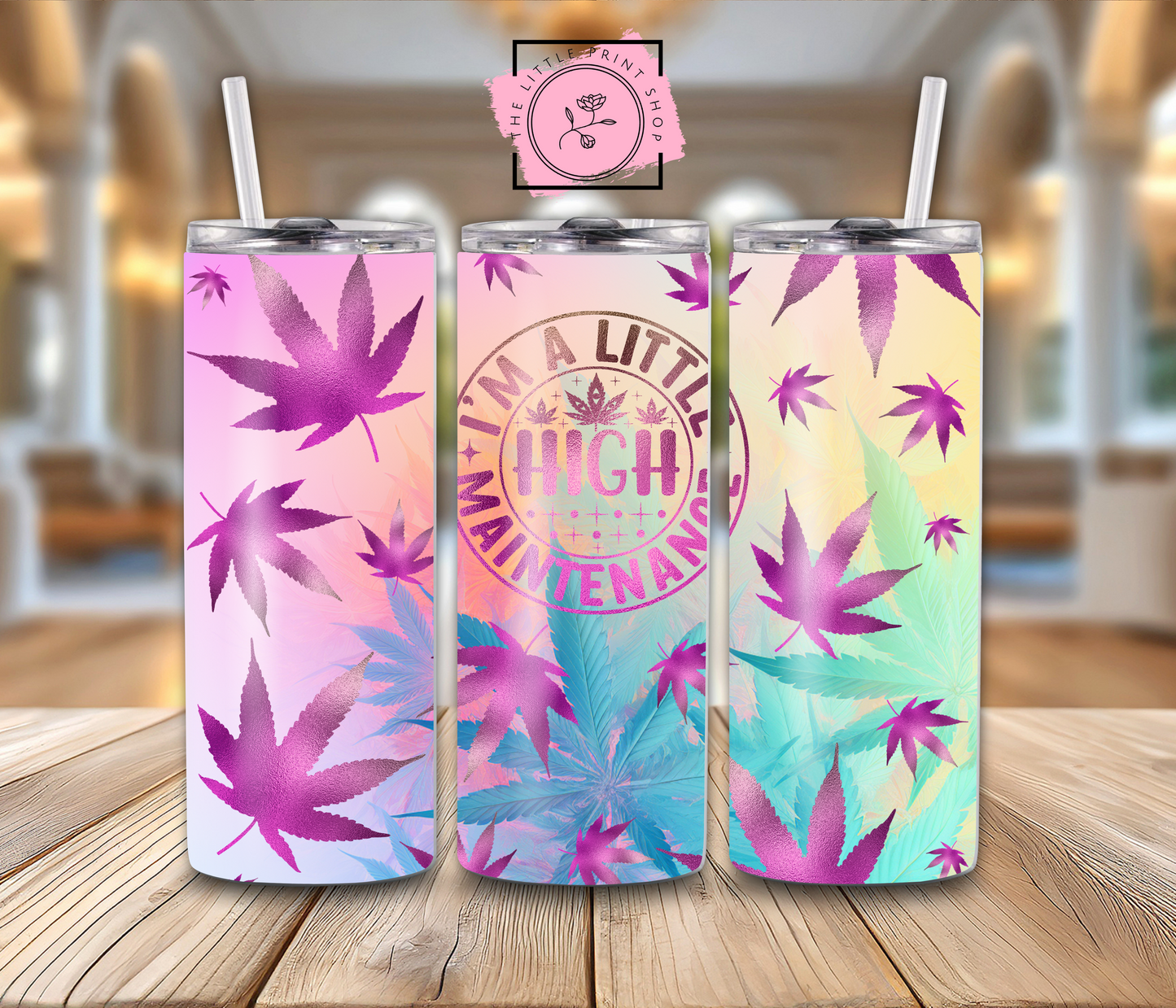 High Maintenance - 20oz Sublimation Wrap