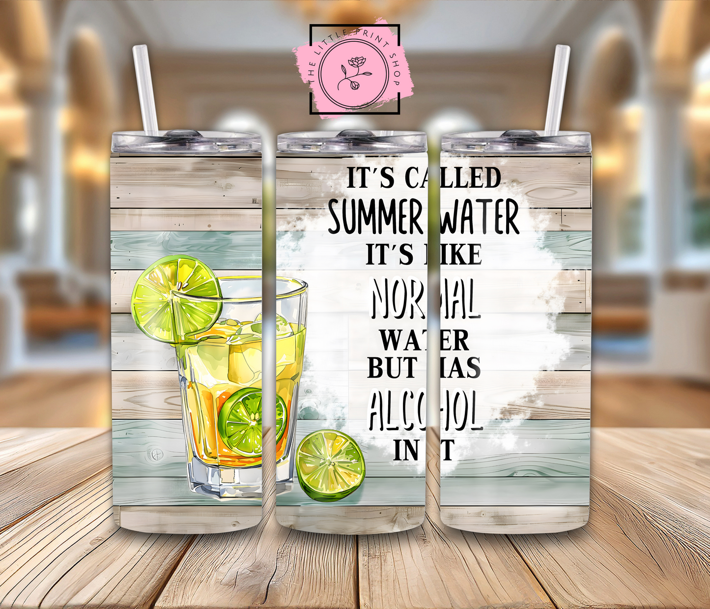 Summer Water - 20oz Sublimation Wrap