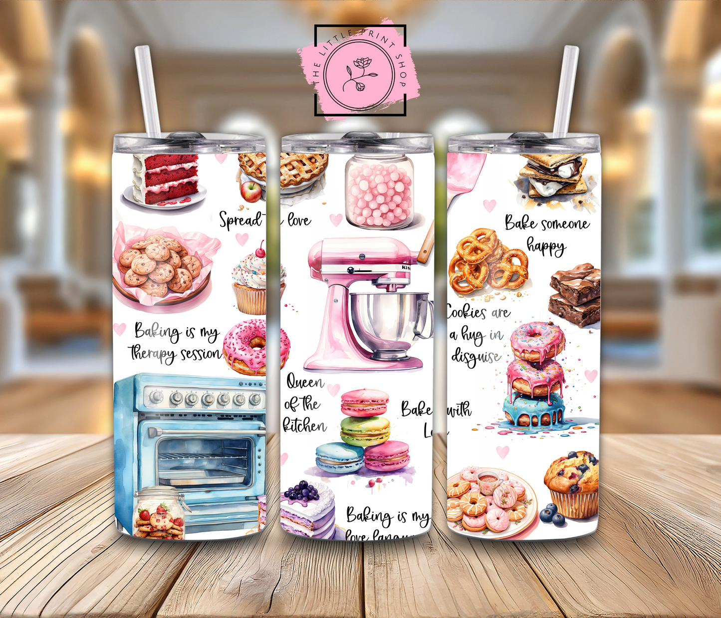Baking Love - 20oz Sublimation Wrap