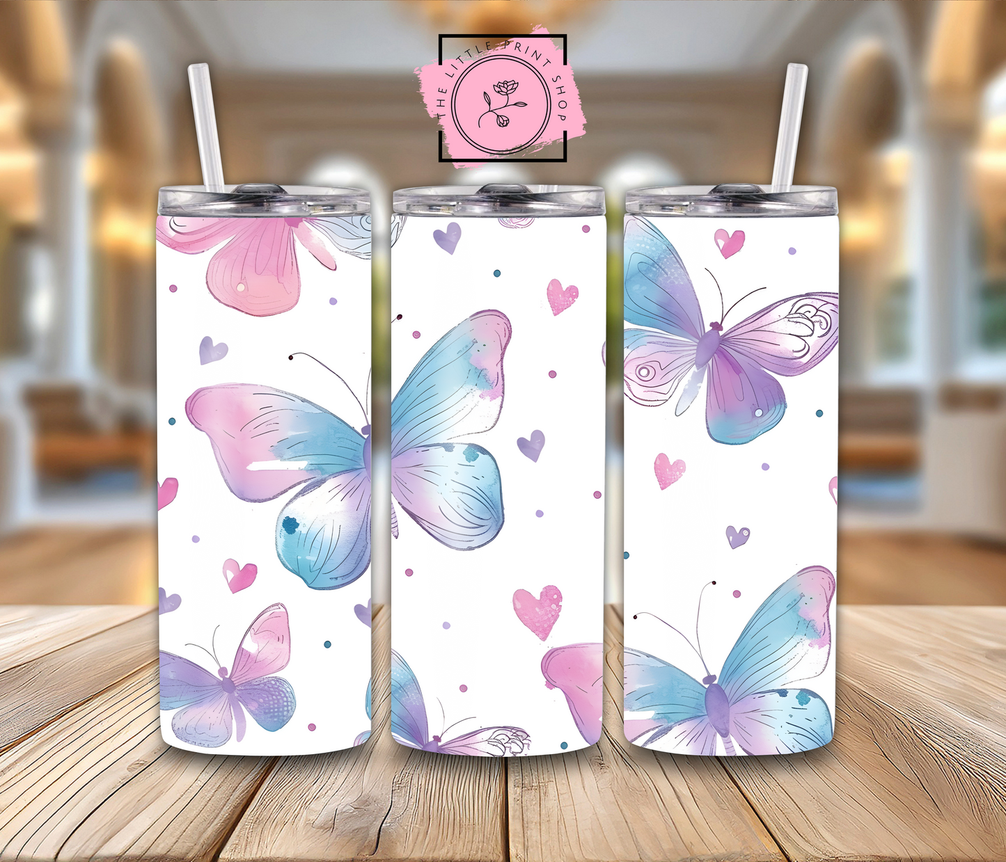 Butterfly #1 - 20oz Sublimation Wrap