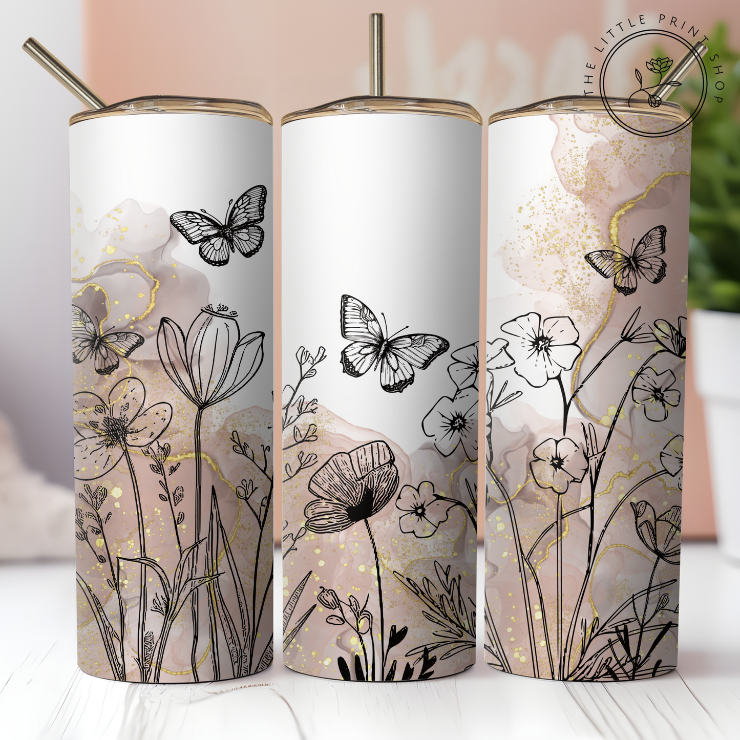 Flower Medow - 20oz Sublimation Wrap