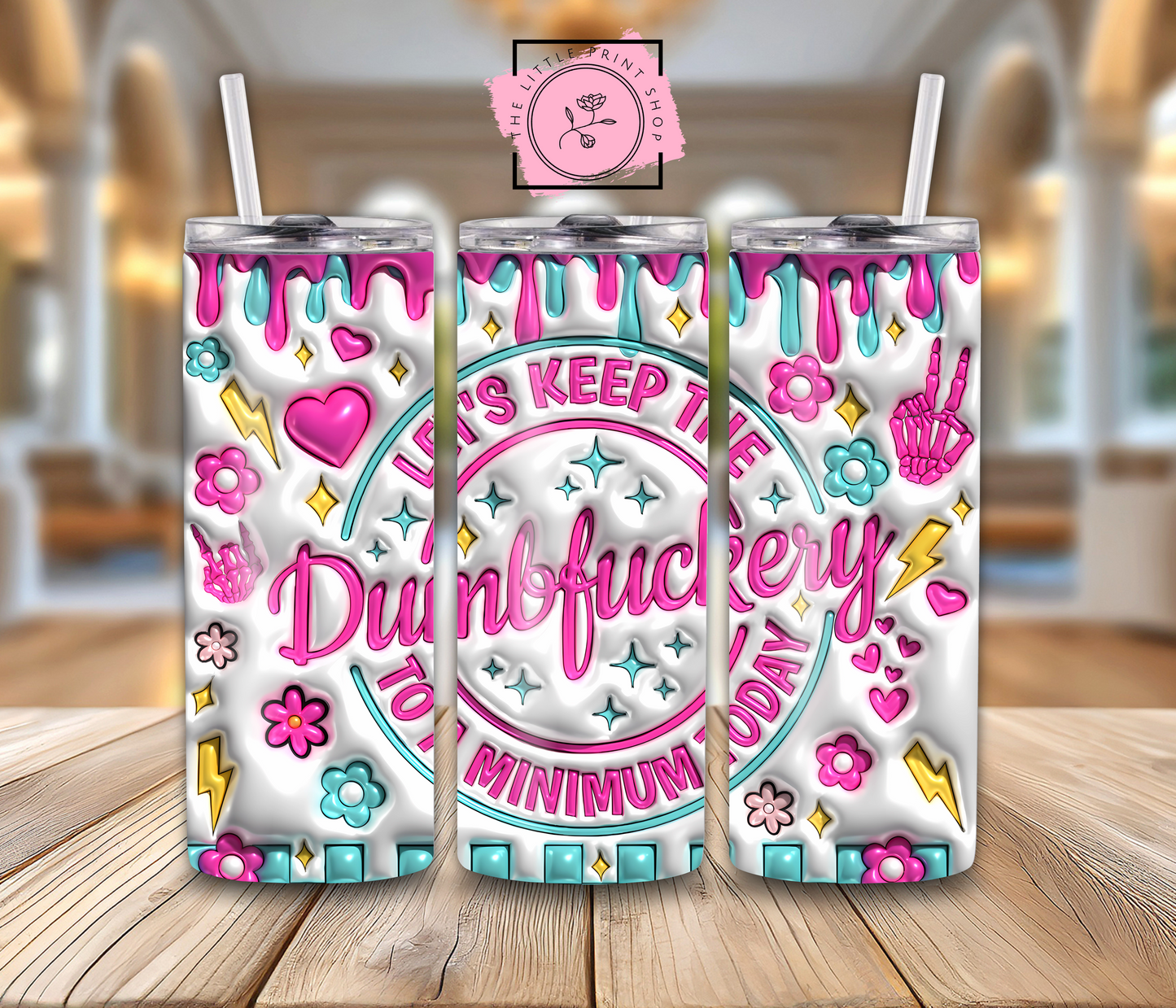 Dumb - 20oz Sublimation Wrap