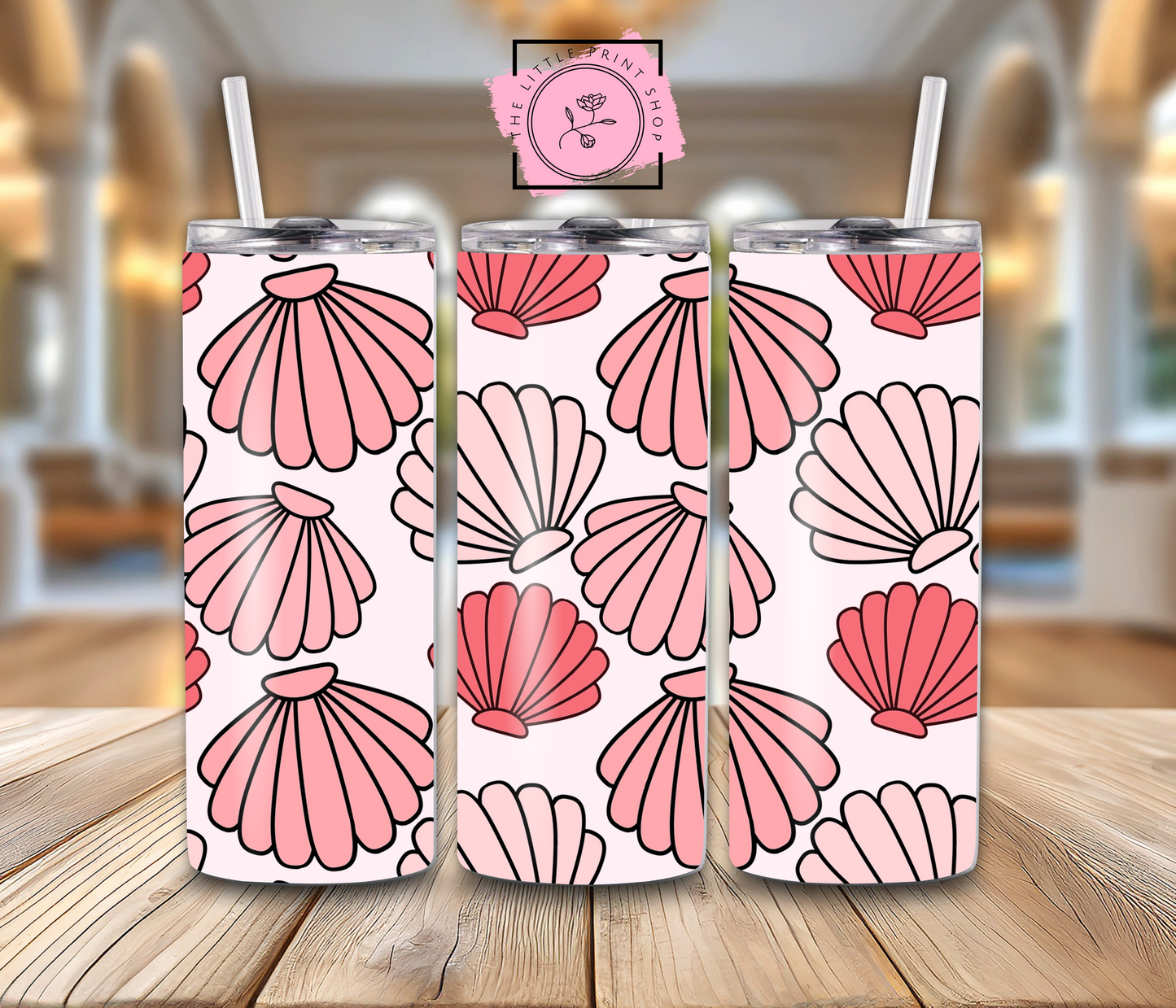 Sea Shells - 20oz Sublimation Wrap