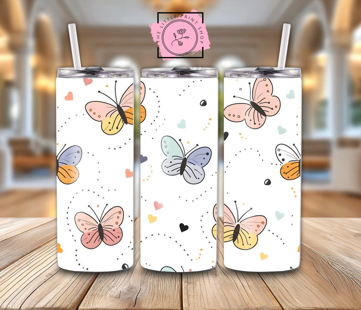 Butterflies - 20oz Sublimation Wrap