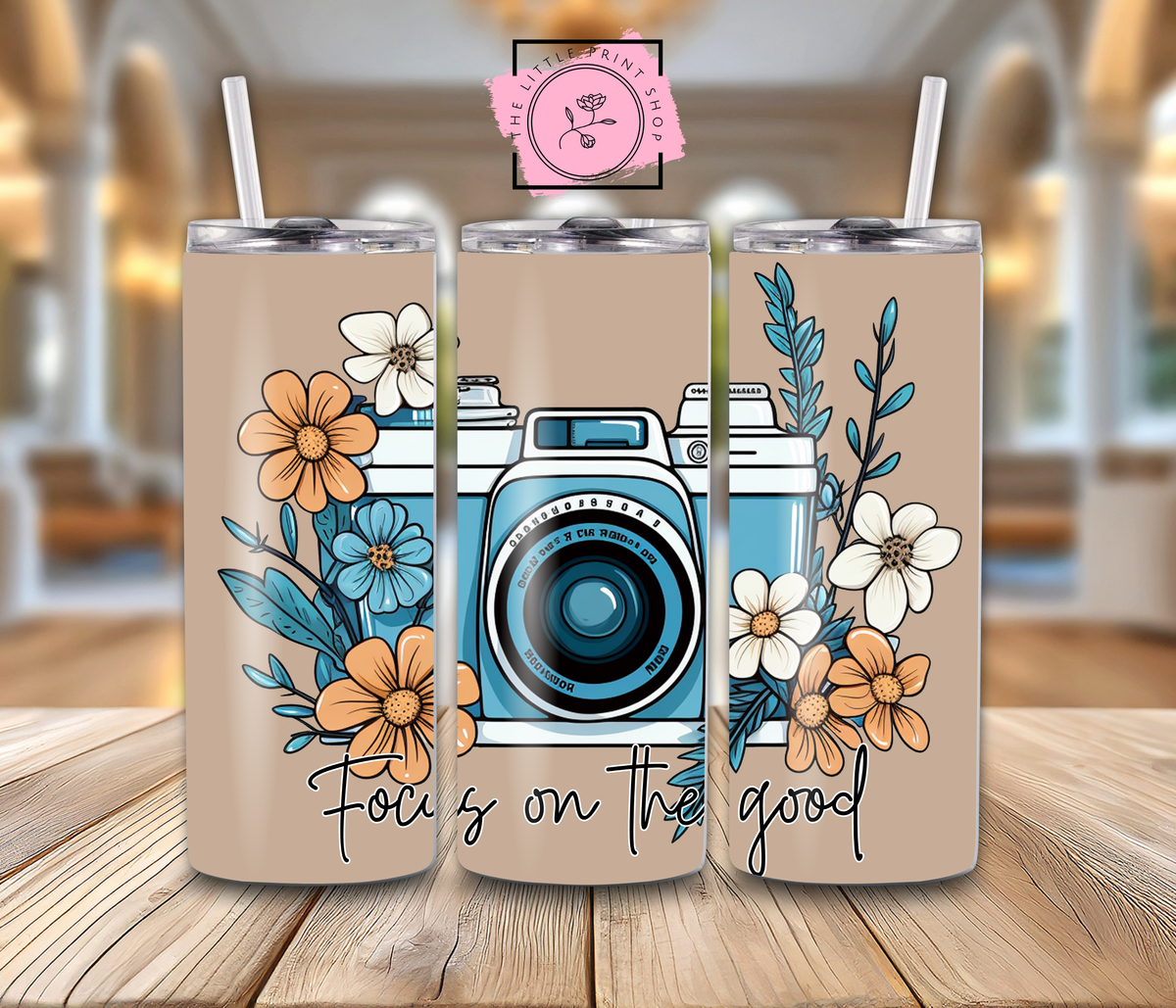 Camera Focus On Good - 20oz Sublimation Wrap