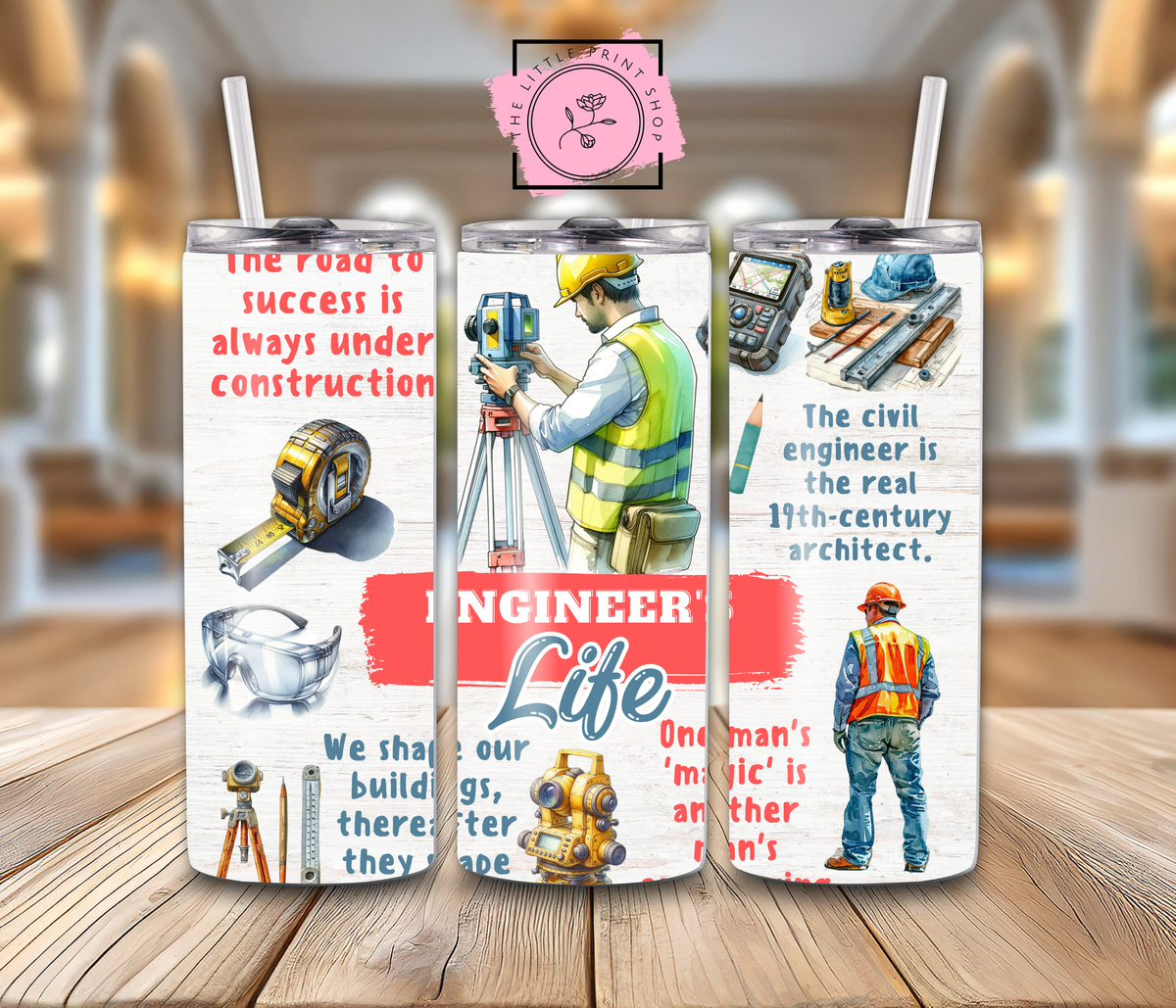 Engineer Life - 20oz Sublimation Wrap