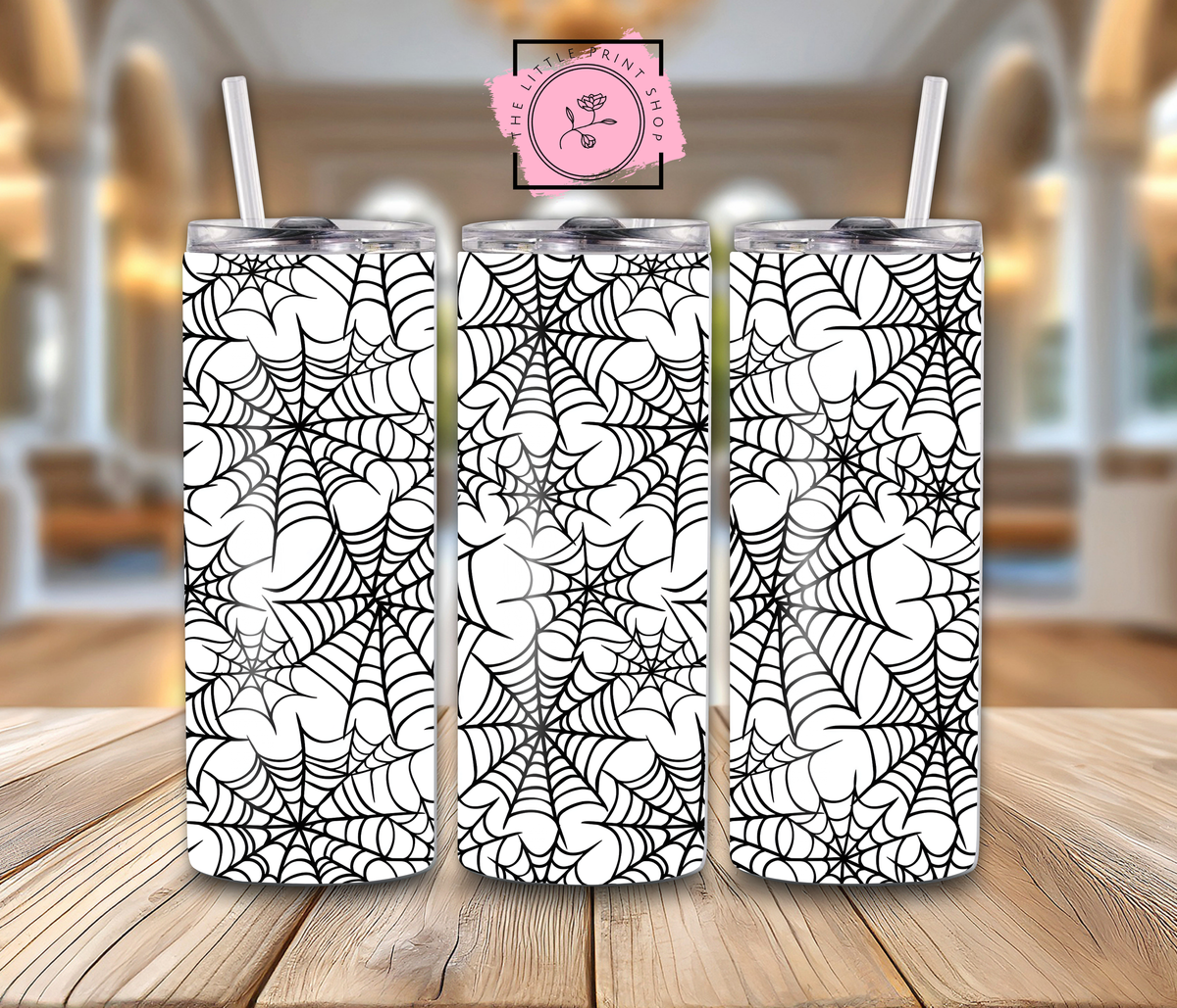 Spider Webs - 20oz Sublimation Wrap
