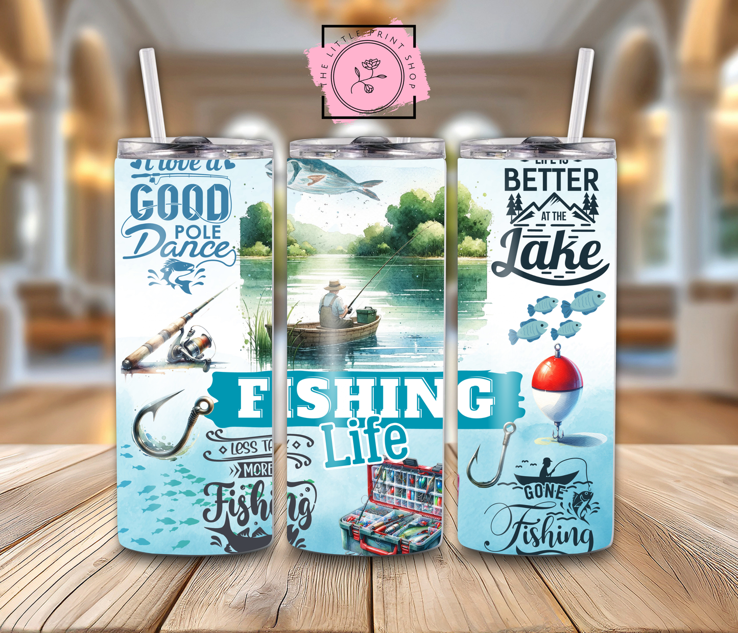 Fishing Life - 20oz Sublimation Wrap