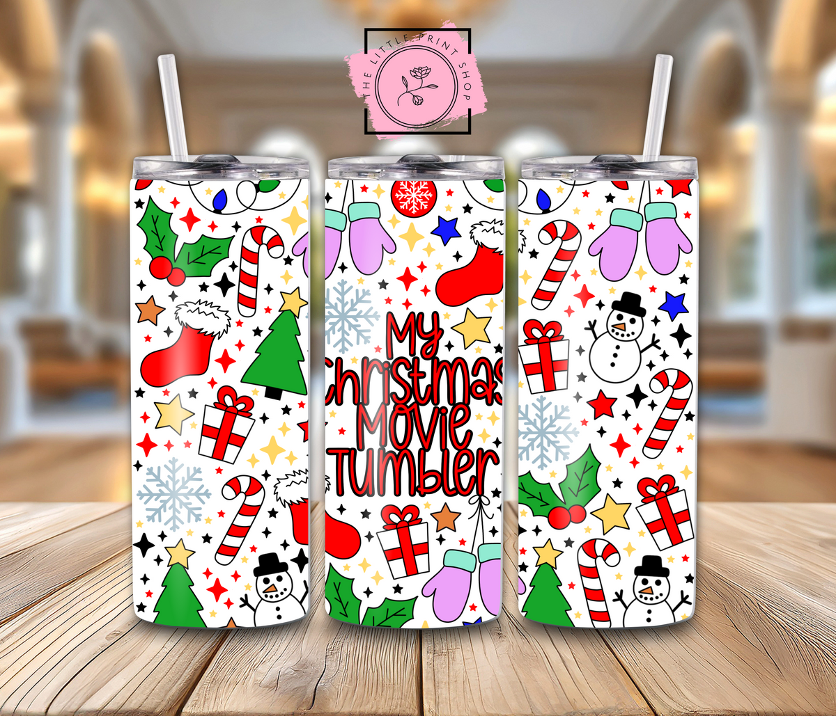 Movie Tumbler - 20oz Sublimation Wrap