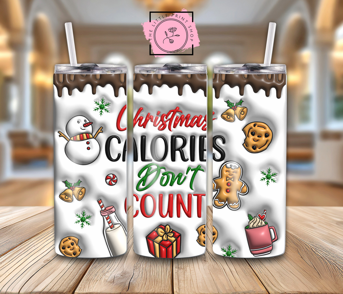 Christmas Calories - 20oz Sublimation Wrap