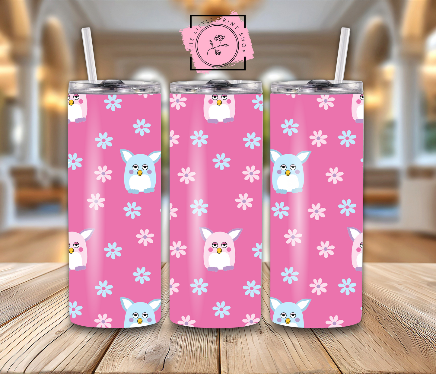 Furby Inspired - 20oz Sublimation Wrap