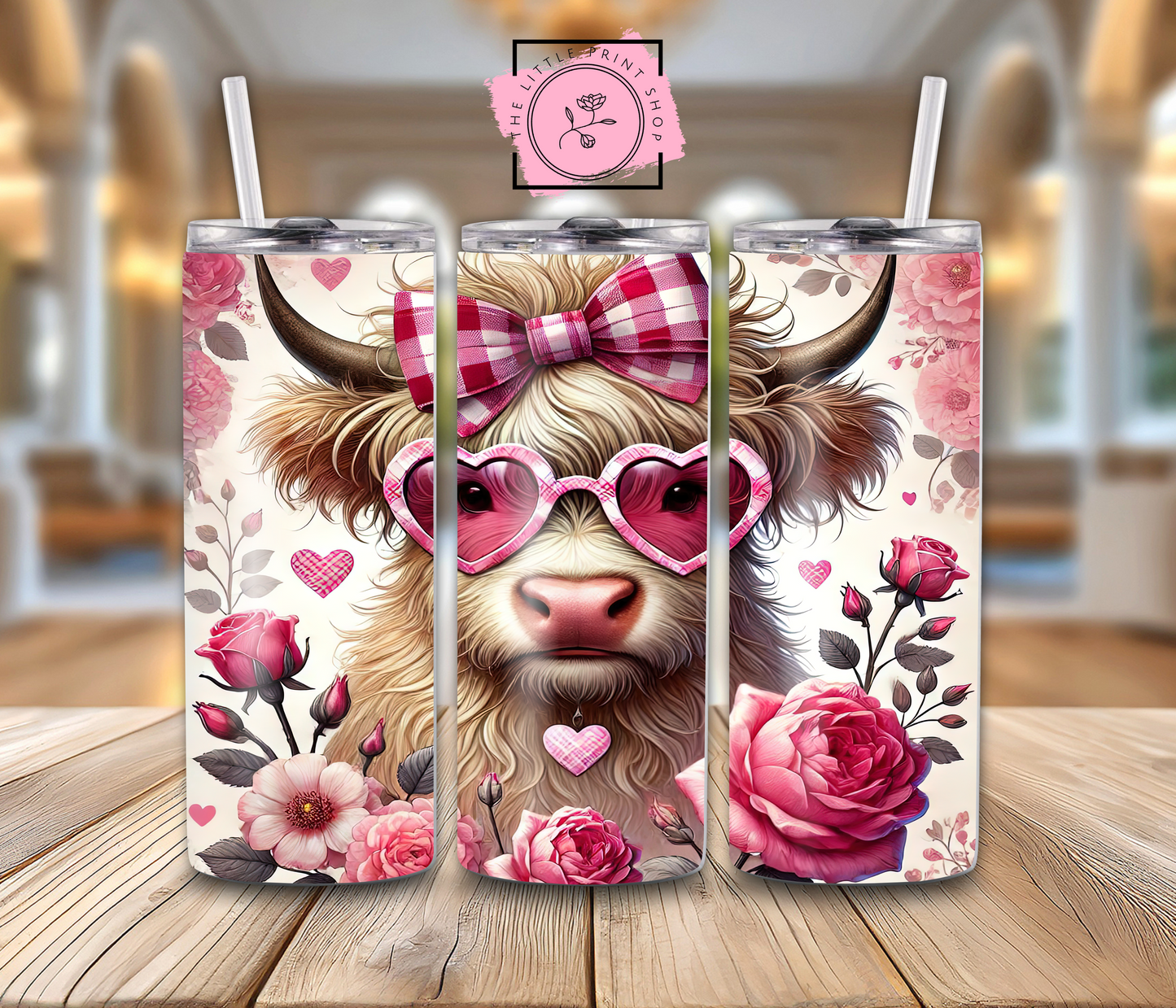Highland Cow - 20oz Sublimation Wrap