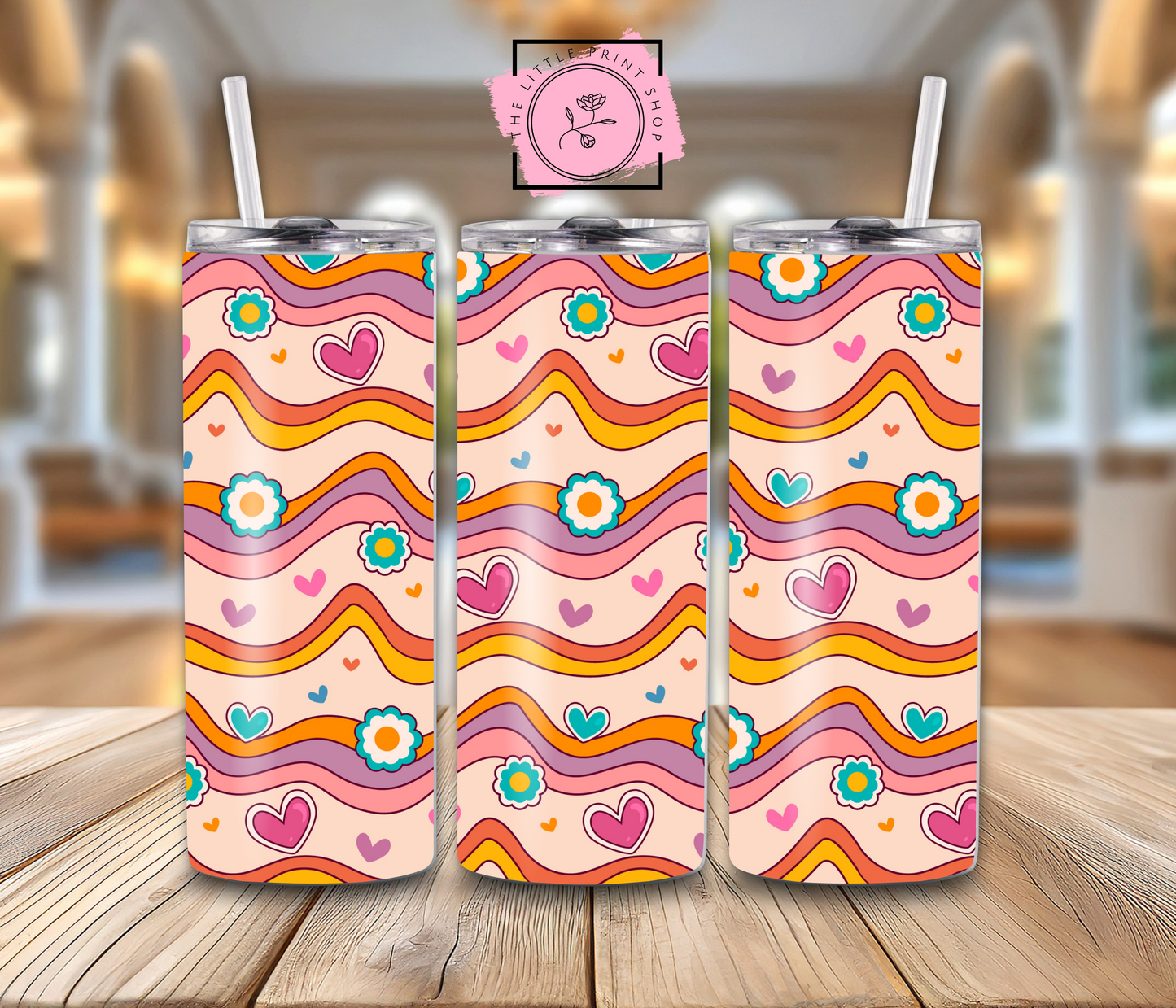 70s Vibe - 20oz Sublimation Wrap