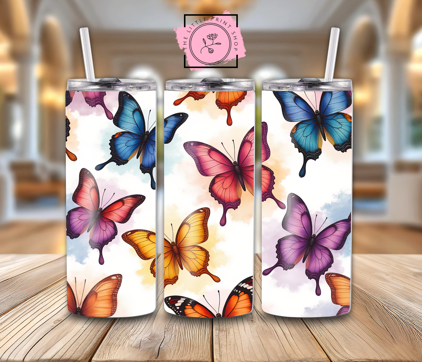 Butterflies - 20oz Sublimation Wrap