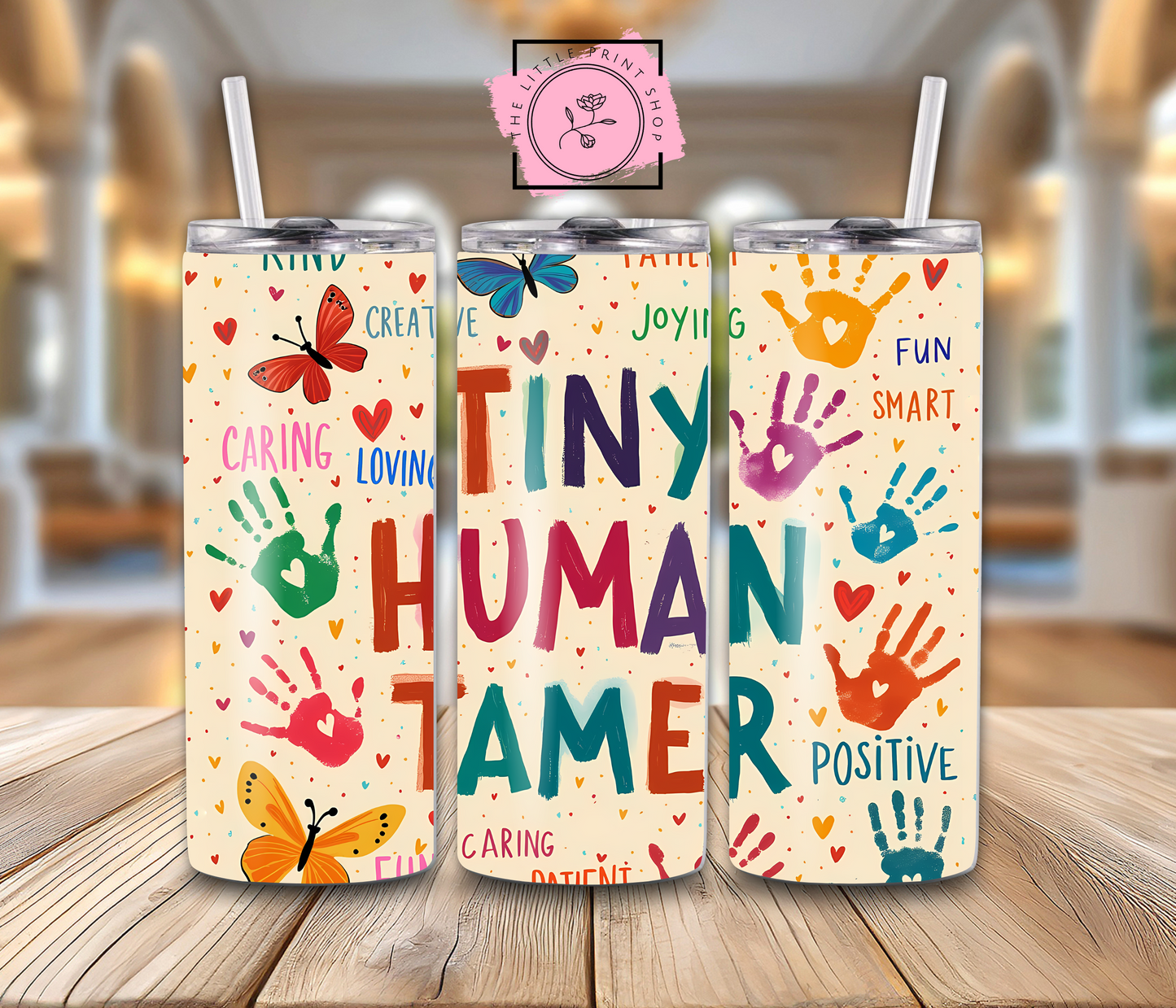 Tiny Human Tamer - 20oz Sublimation Wrap