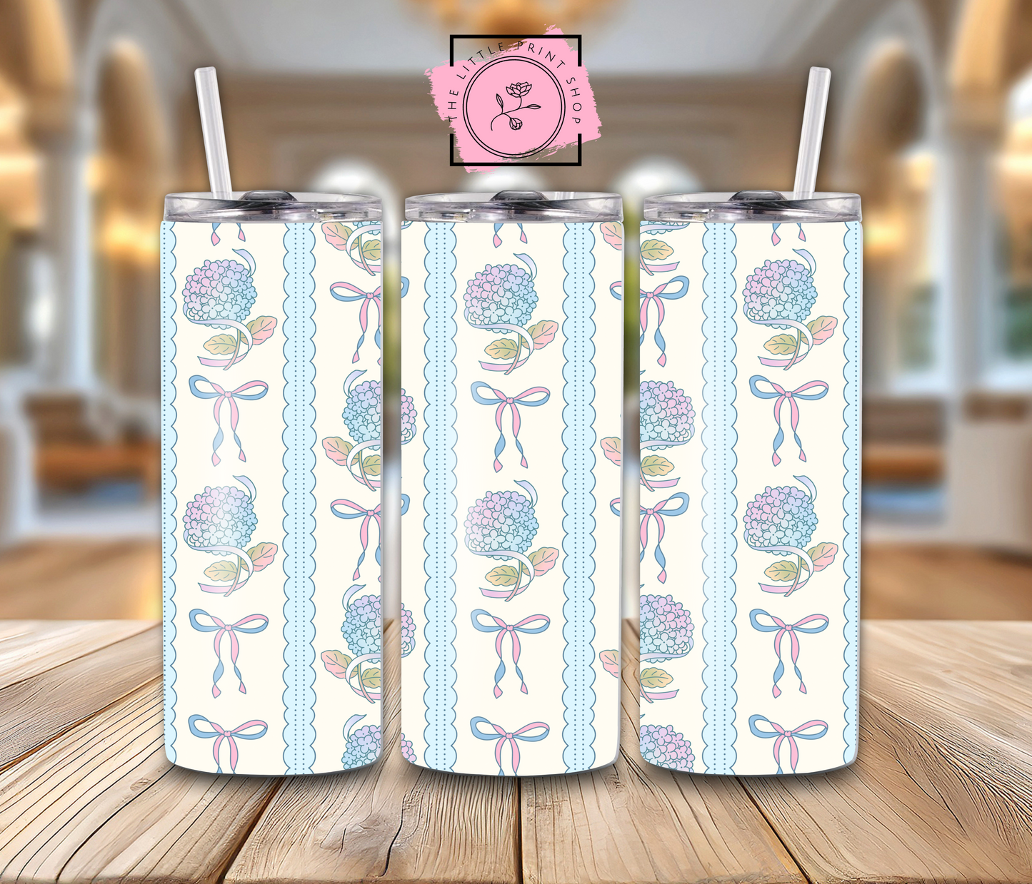 Pretty Bows - 20oz Sublimation Wrap