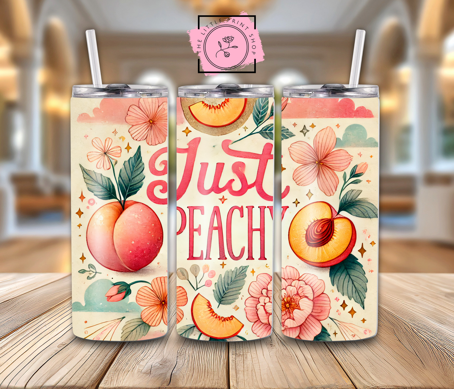 Just Peach - 20oz Sublimation Wrap