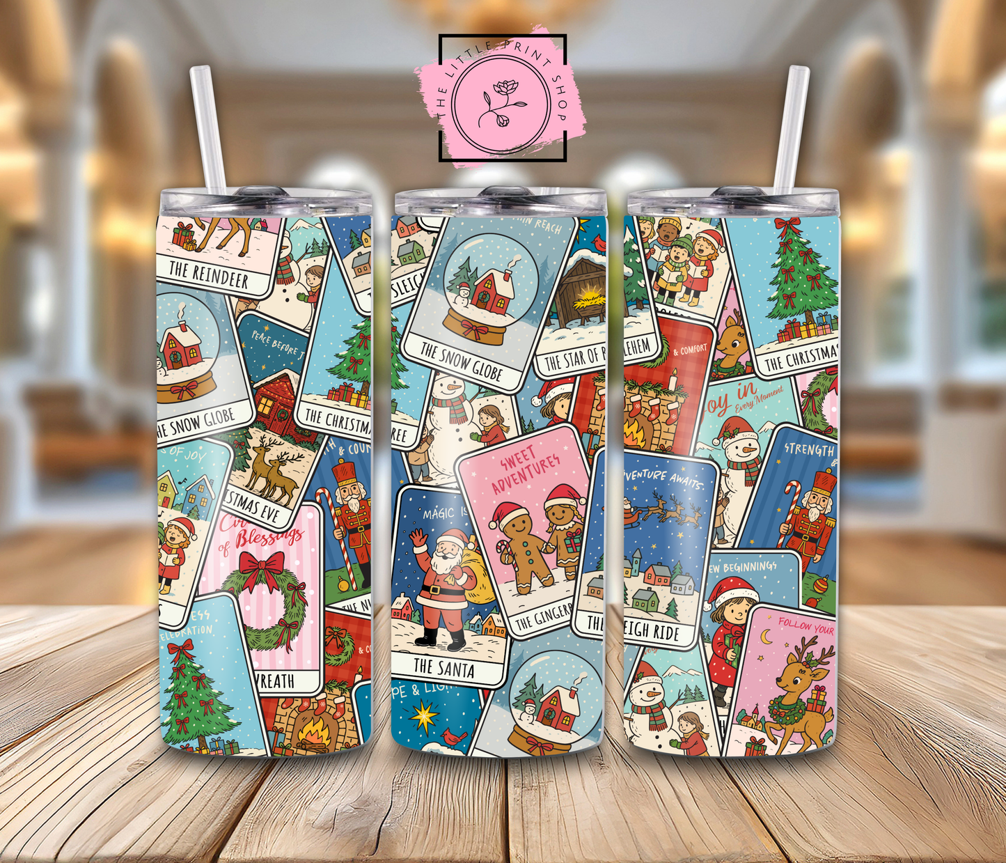 Christmas Tarots - 20oz Sublimation Wrap