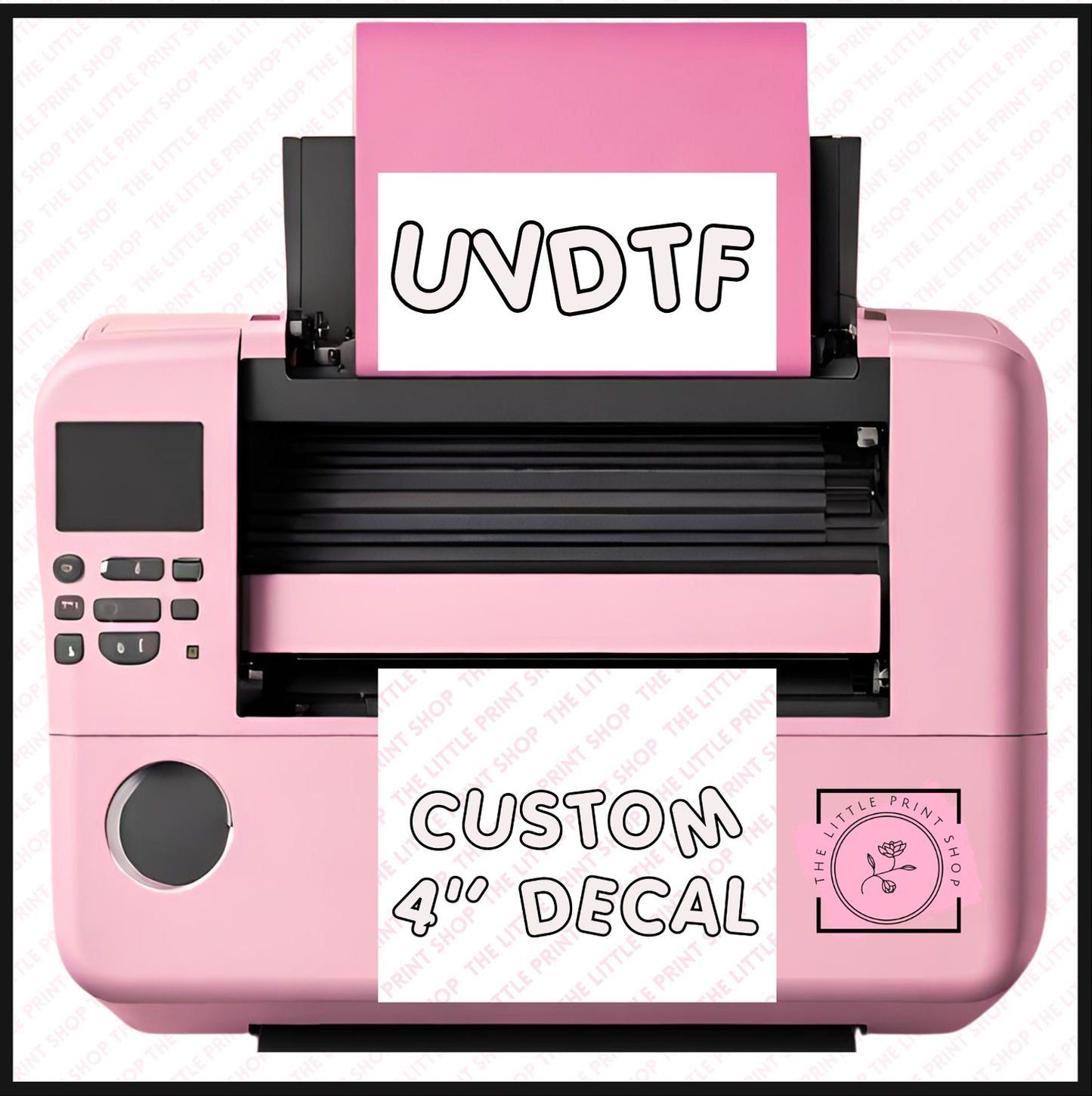 UV DTF - 4'' Custom Decal