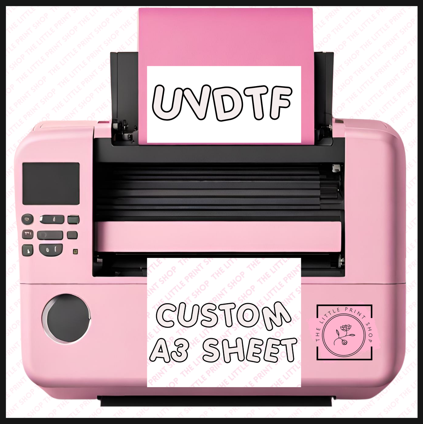 UV DTF - A3 Custom Sheet