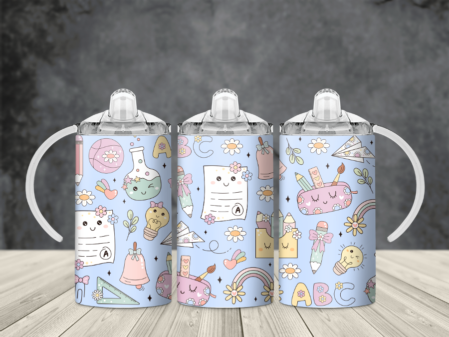 School Theme - 12oz Sublimation Wrap