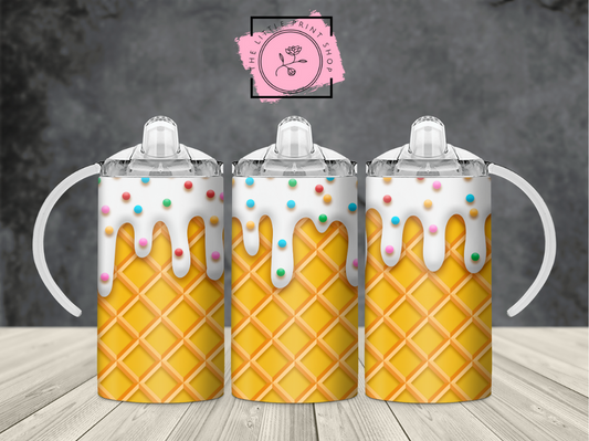 Waffle Sprinkles - White - 12oz Sublimation Wrap