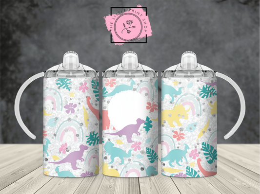 Girl Dino - 12oz Sublimation Wrap