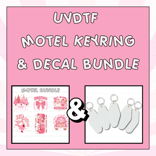 UVDTF - Motel & Keyring Bundle - Christmas Themed