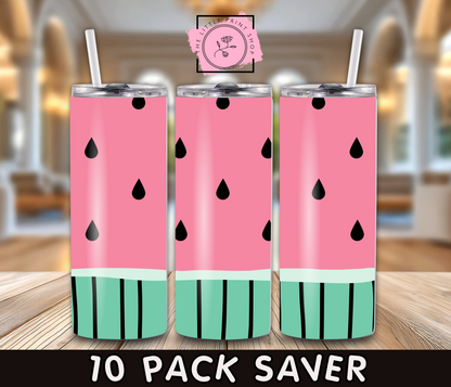 10 Pack Saver - 10 Design Bundle - 20oz Sublimation Wrap