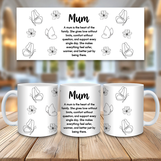 Mum - 11oz Sublimation Wrap