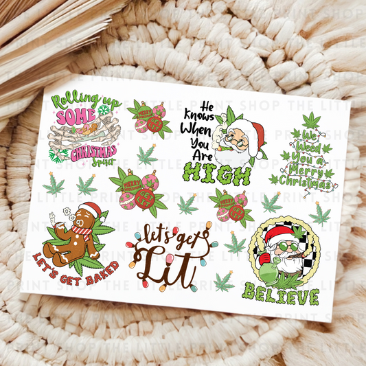High - UV DTF A4 Decal Sheet