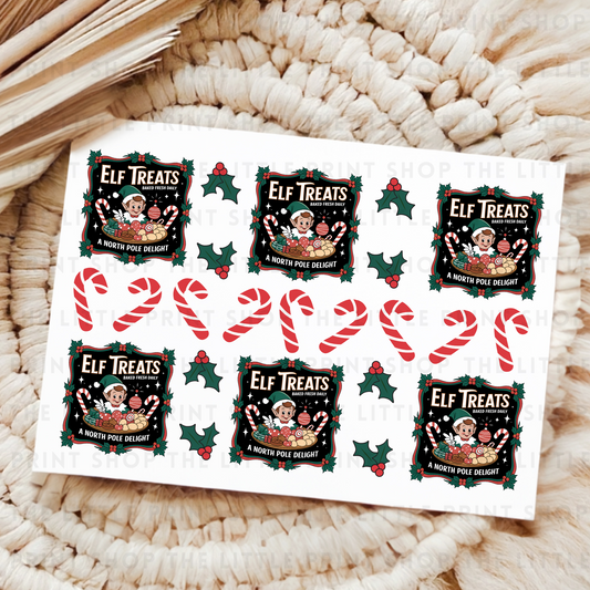 Elf's Treats - UVDTF A4 Transfer Sheet