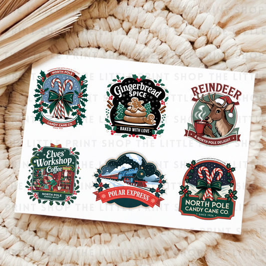 North Pole - UVDTF A4 Transfer Sheet
