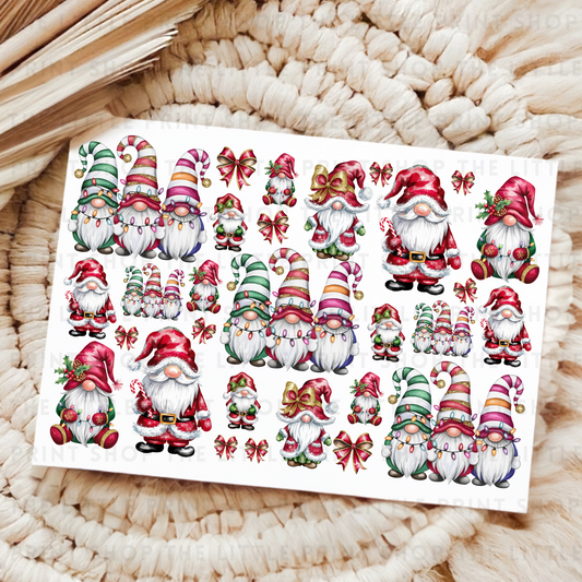 Christmas Gonks - UVDTF A4 Transfer Sheet