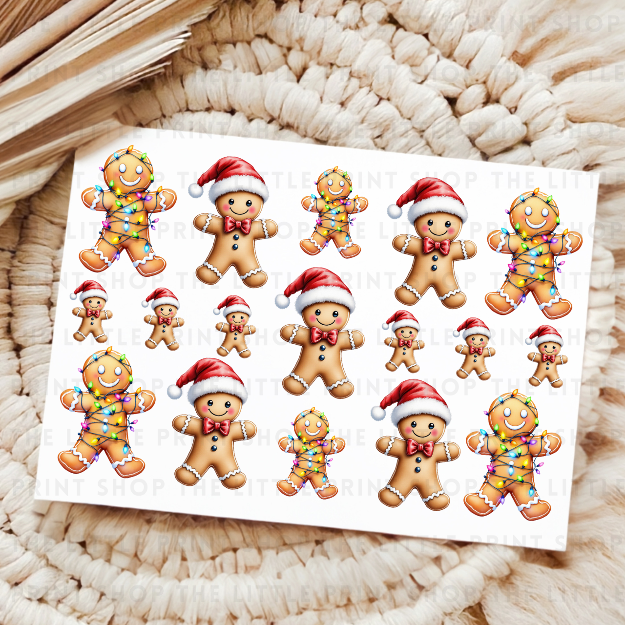 Gingerbread - UVDTF A4 Transfer Sheet
