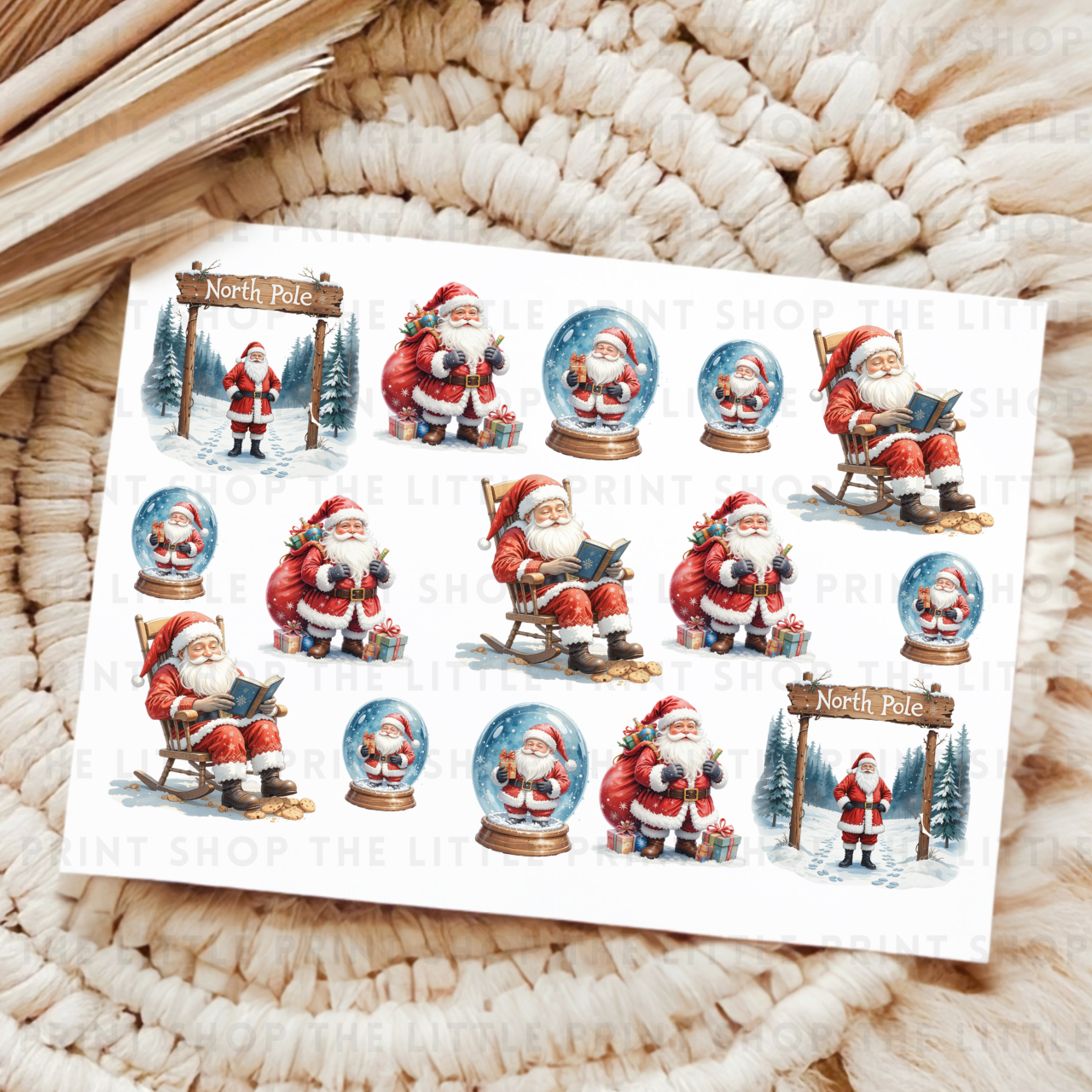 Father Christmas - UVDTF A4 Transfer Sheet