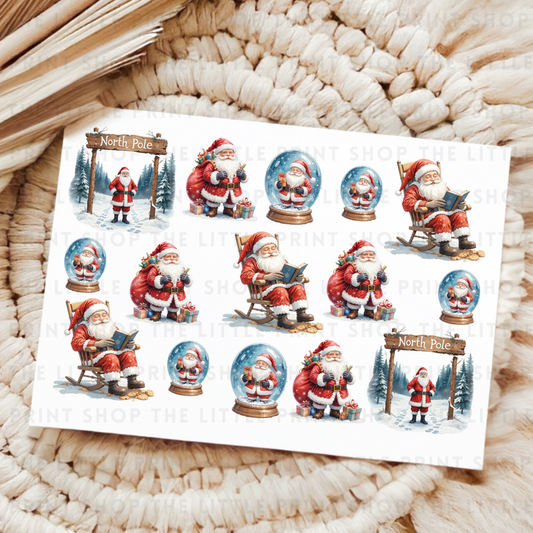 Father Christmas - UVDTF A4 Transfer Sheet
