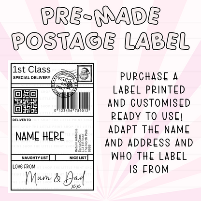 Custom Postage Label